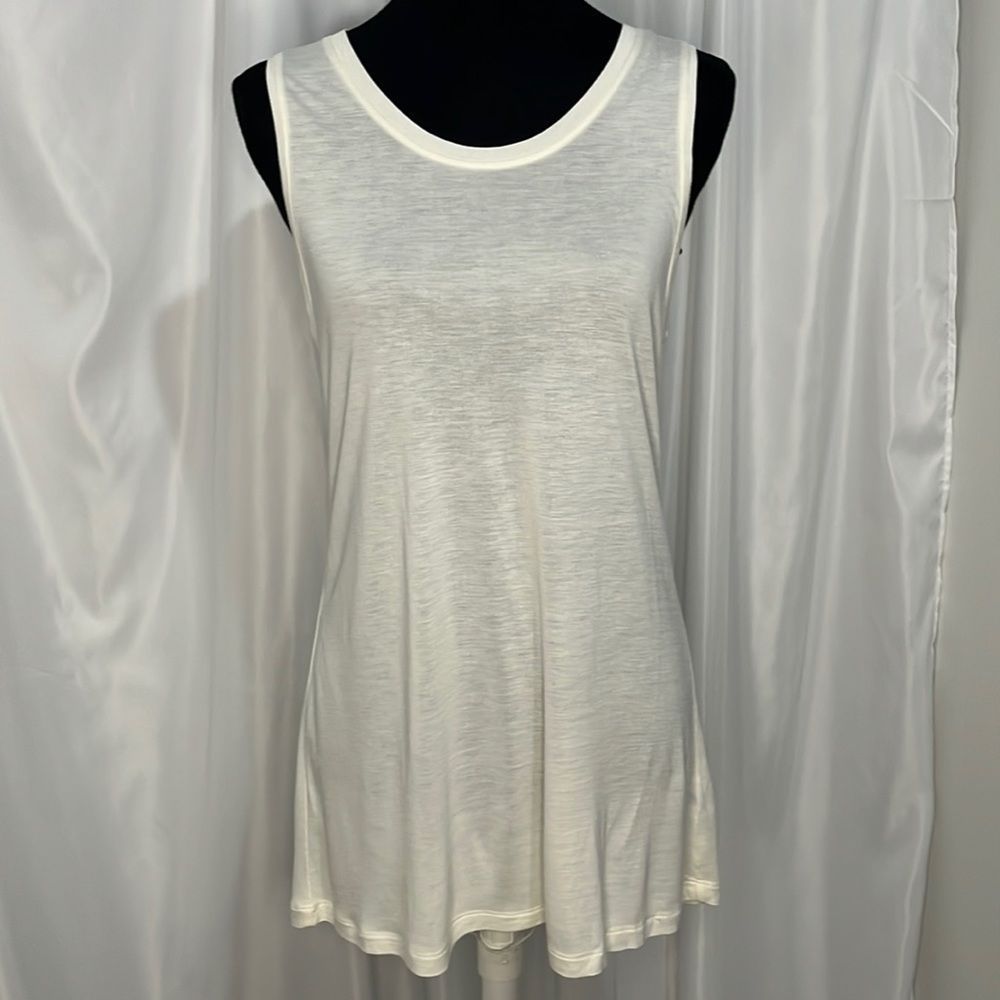 Lauren Ralph Lauren Tank Top Cream / Off - White Size Medium NWT